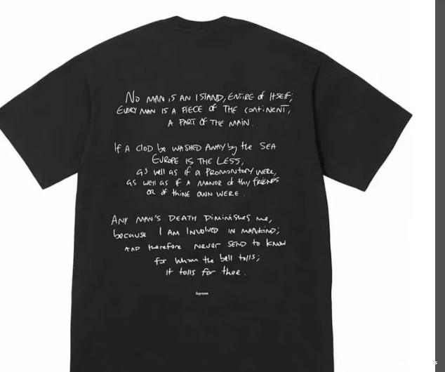 Island S L TEE Printed RULE Sleeve TEE M Black FW23 Devil's CORTEIZ WORLD THE Short XL 0504